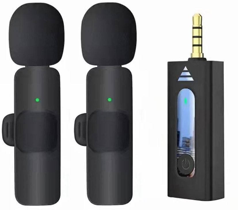 Wtn ® K35 Dual Wireless Microphone for YouTube Video Voice Recording XQ1 Camera Microphone-picture-38