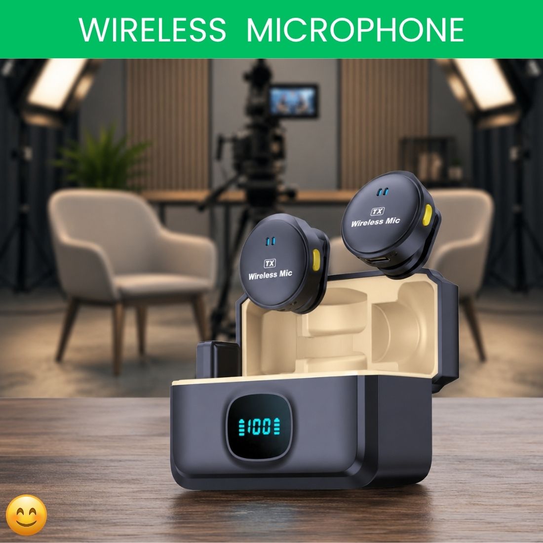 clairbell Q8 Wireless Lavalier Microphone for Video Recording, Vlogging & YouTubeEX420 Microphone-picture-17