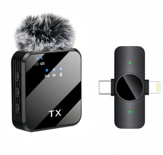 GADGETSWEAR F13 Single Wireless Microphone with LED Display Mute, Reverb & Noise Reduction, Camera Microphone-picture-13