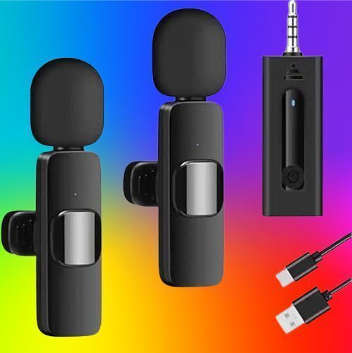 Wtn ® K35 Dual Wireless Microphone for YouTube Video Voice Recording XQ2 Camera Microphone-picture-44