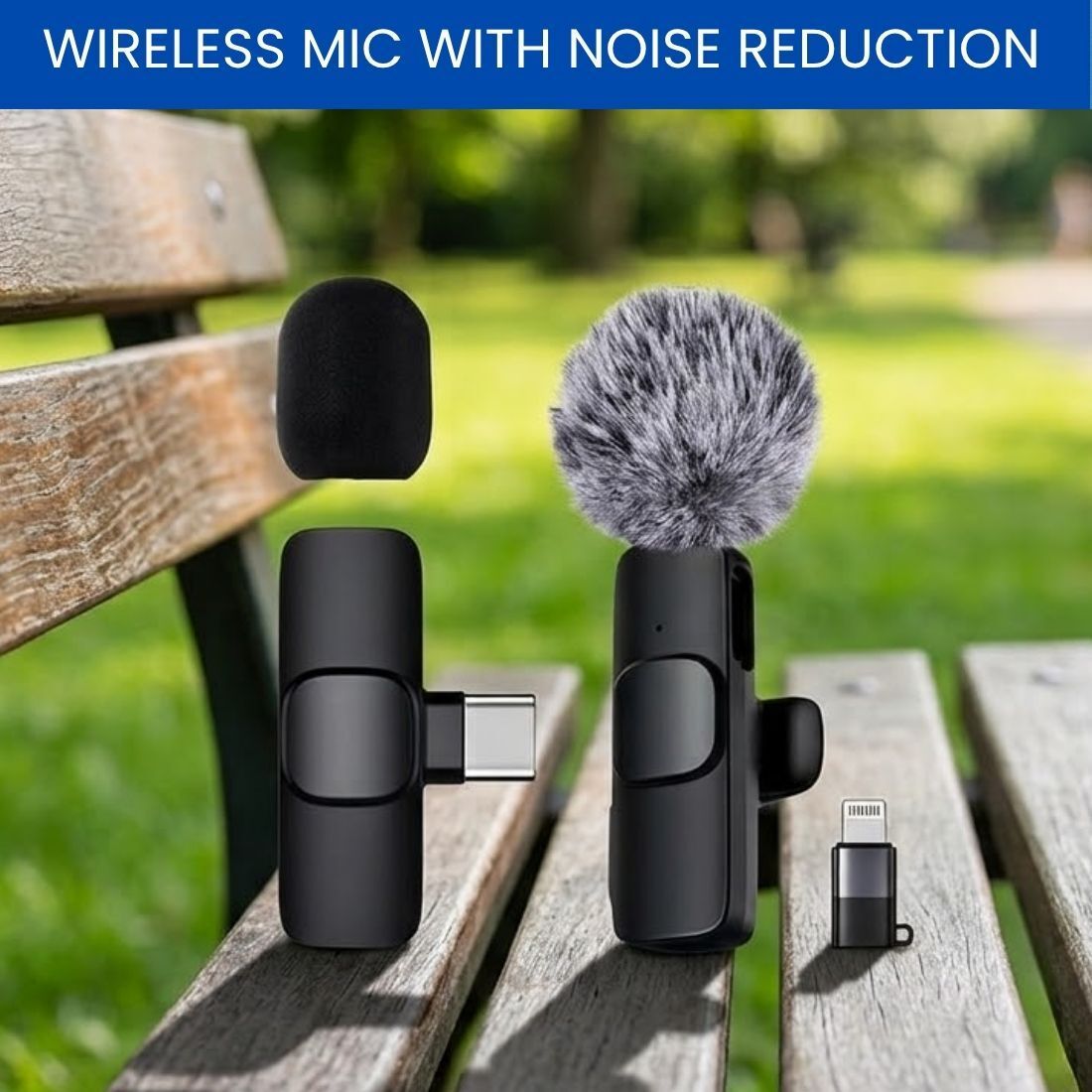 guggu Wireless Mic for YouTube with Fur for Noise Reduction and Recording BZ186 Microphone-picture-17