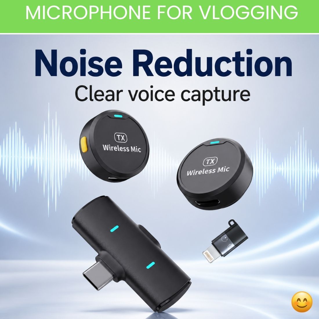 yaroh M1 Wireless Lavalier Microphone Compatible With iPhone & Android For YouTubeZ262 Microphone-picture-17