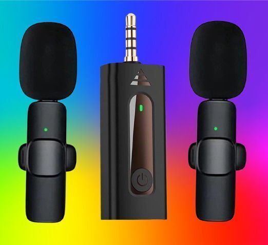 Wtn K35 Wireless Collar Microphone for YouTube Video & Voice Recording Interview Camera Microphone-picture-19
