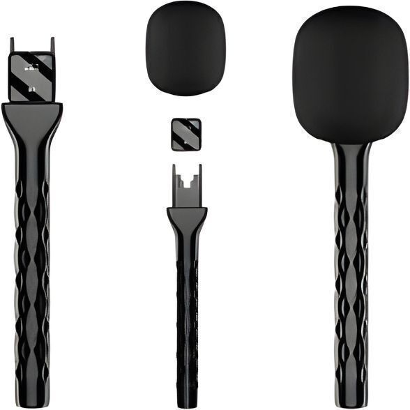 GADGETSWEAR Handheld Wireless Microphone Stick, Hand Mice with Foam Cover, Handheld Mic, Camera Microphone-picture-33