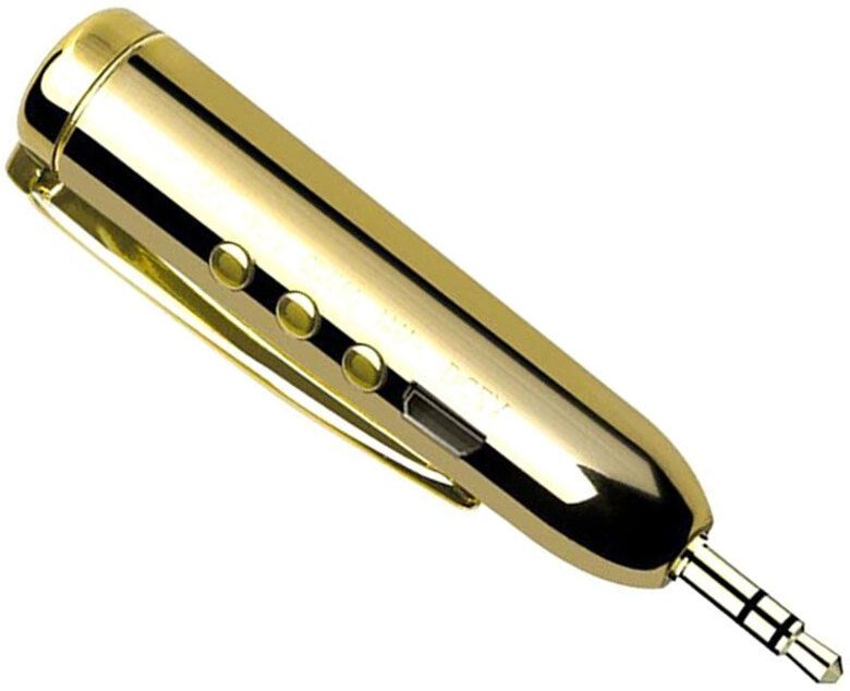 g2l Bluetooth Pen Wireless V4.2 Audio Music Receiver Adapter 3.5mm for Speaker Gold 0.023 W AV Control Receiver-picture-35