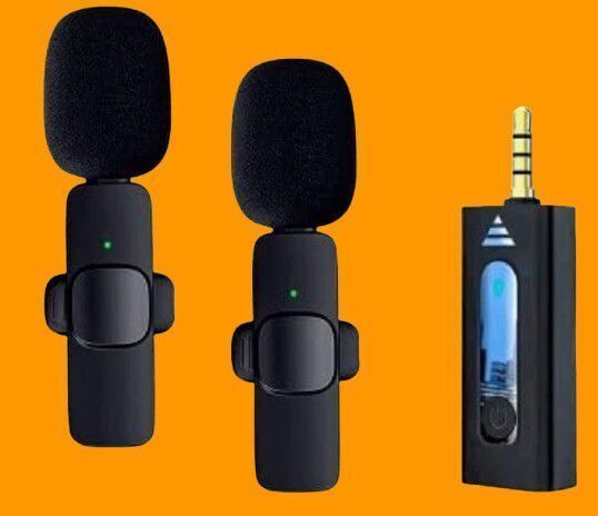 Wtn ® K35 Dual Wireless Microphone for YouTube Video Voice Recording Camera Microphone-picture-30