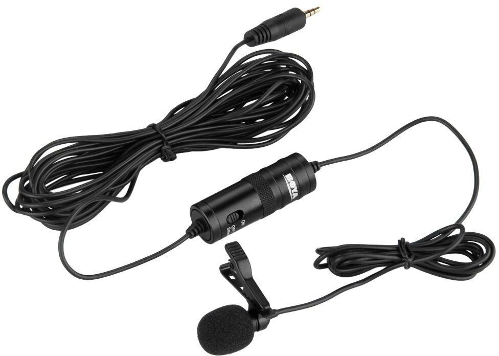 By-m1 3.5mm Electret Condenser Microphone with 1/4" Adapter for Smartphones, DSLR, Camcorders Microphone-image-34
