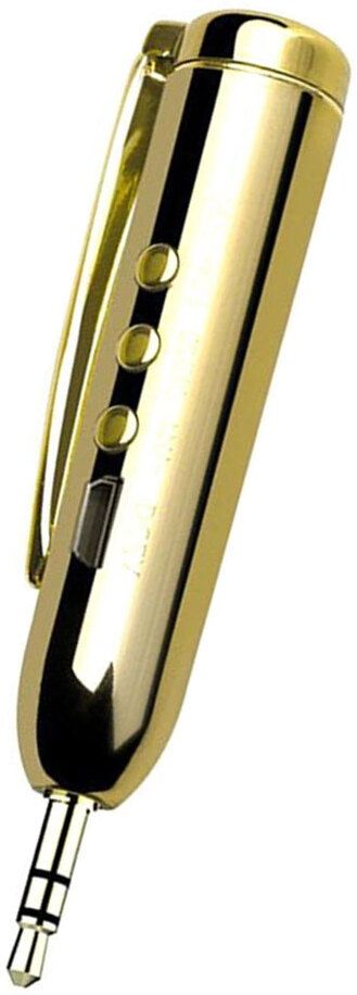 Wireless V4.2 Pen Music Receiver Adapter 3.5mm for Speaker Gold 0.023 W AV Control Receiver-image-33
