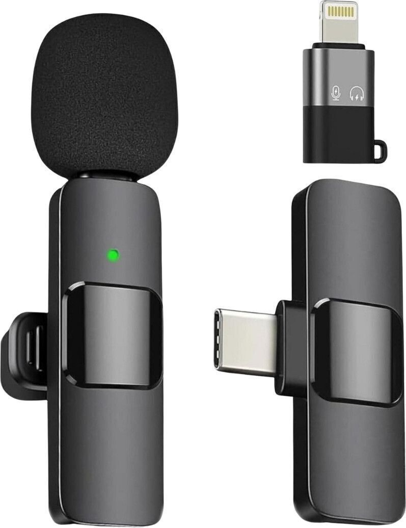 GADGETSWEAR Single Lavalier Microphone for Youtubers,Type-C & IOS Support(6 Months Warranty) Camera Microphone-picture-39