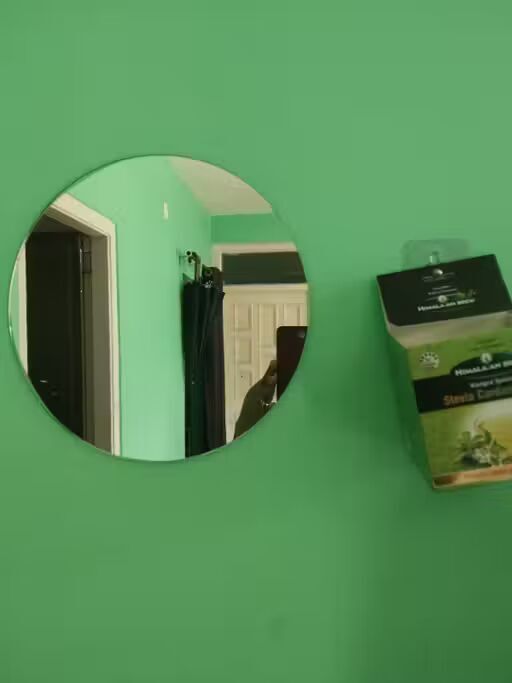aryaansh Elegant Wall Mounted Mirror for Wall Wash Basin Area 12 Inch Bathroom Mirror-picture-25
