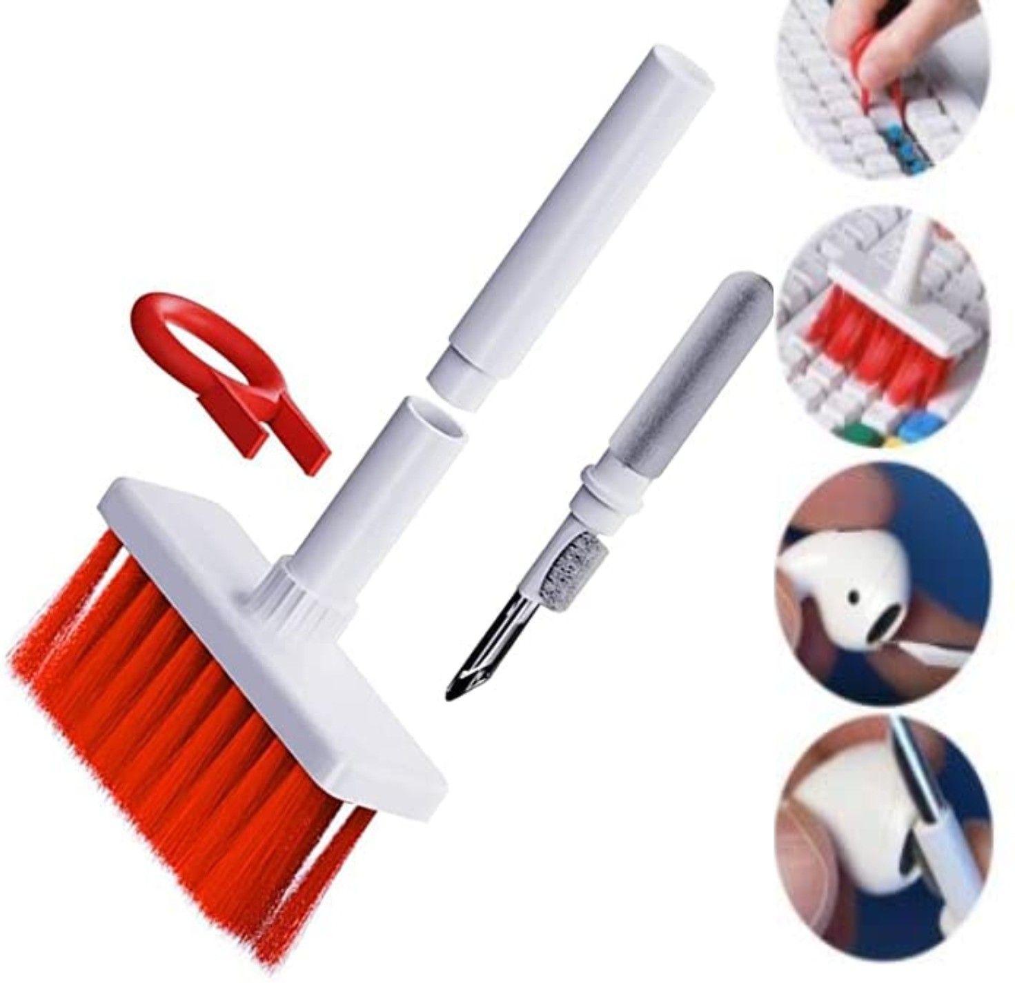 ARDAKI Keyboard Cleaner Air pods Earbuds Bluetooth Gadgets Cleaning Brush Multi Use Kit for Computers, Gaming, Laptops, Mobiles