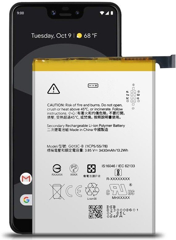 RAPPER Mobile Battery For HTC Google G013C-B Battery for Google Pixel 3XL 3 XL-image-15