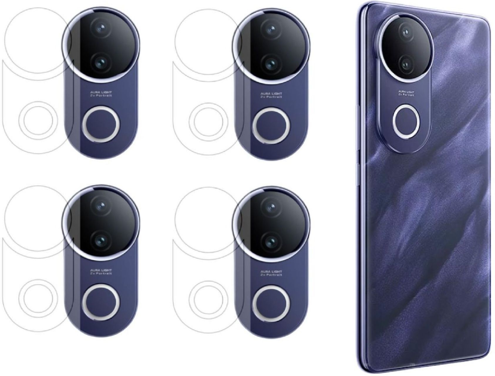 ISAAK Back Camera Lens Glass Protector for Vivo T4r 5G, Vivo V50 5G, Vivo V50e 5G, iQOO Z10R 5G-image-10