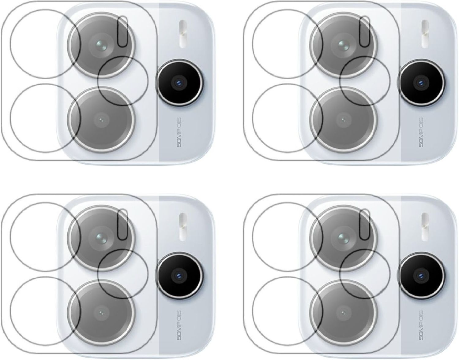ISAAK Back Camera Lens Glass Protector for Redmi Note 14 5G-image-37