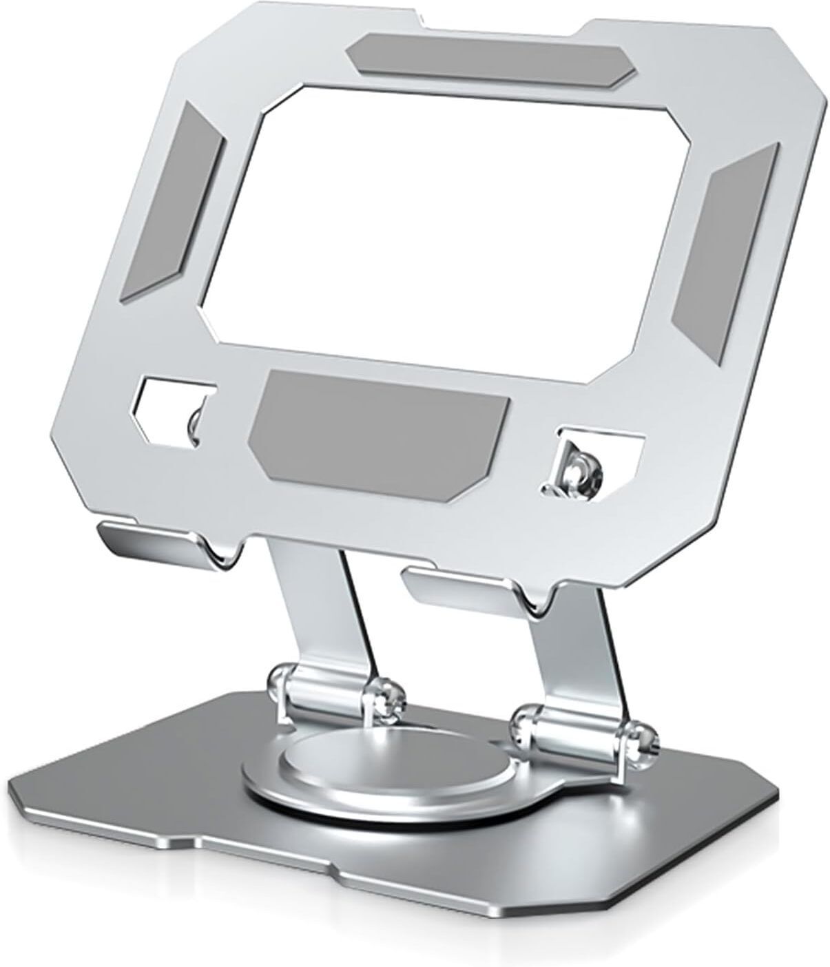 APNA KANHA Foldable Metal Tablet Stand, 360° Rotating Base, Height & Angle Adjustable, Mobile Holder-image-41