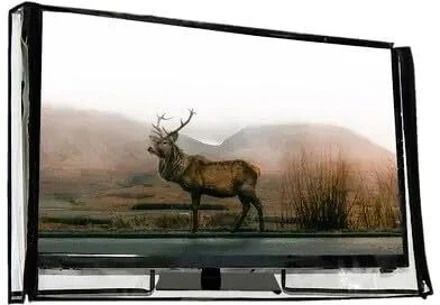 Kamat Décor for 32 inch (LG, Sony, Samsung, Sansui,Vu, Mi, Realme,TCL, Croma,Videocon, BPL,VW, OnePlus) - TV_32-LED/LCD-TRANSPARENT-COVER-image-6