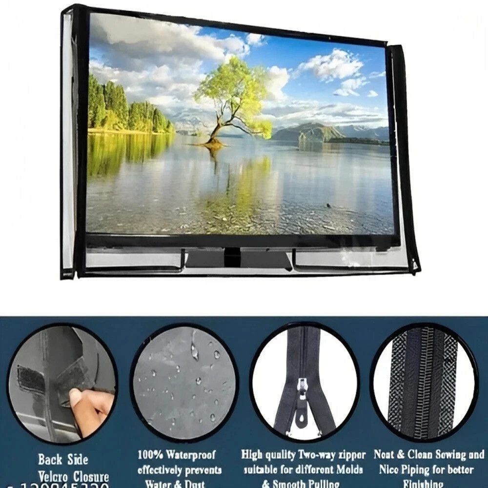 Kamat Décor for 32 inch Thomson, KODAK, Sony, Samsang, Mi 32 Inch Led TV Cover - TV_Clear-32inch-image-40
