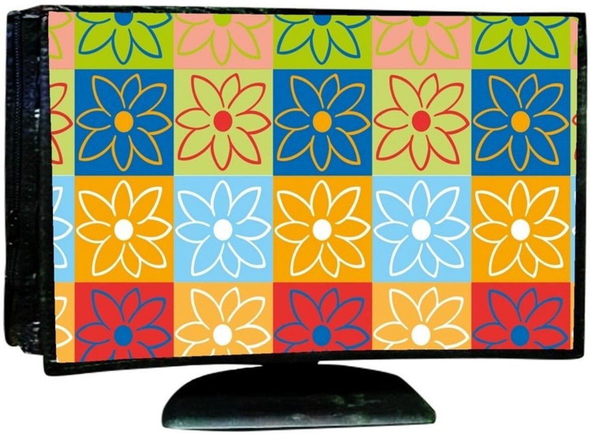 Acoma 21.5 In Computer Monitor Cover Printed Waterproof for 21.5 inch 27 In Computer Monitor Cover Printed Waterproof - Mntr-21-GRN-BX-FL_A-image-15