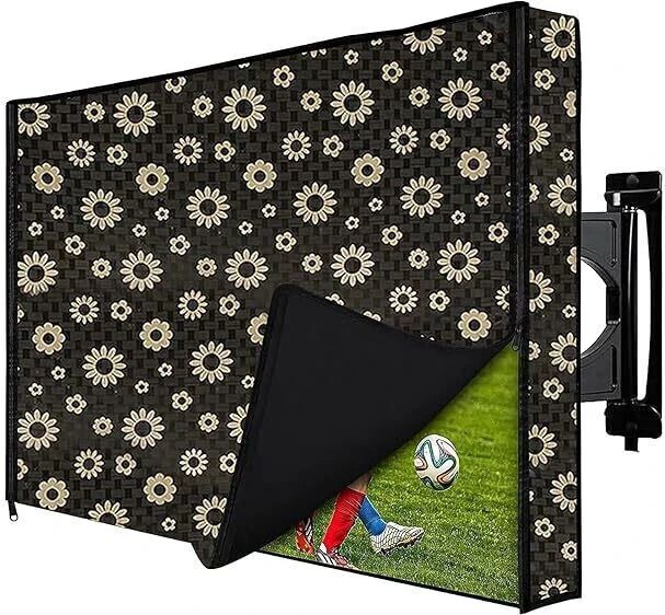 Kamat Décor for 32 inch Thomson, KODAK, Sony, Samsang, Mi Inch Led TV Cover - 32 INCH-TV-COVER-BLACK DOT-G-image-19