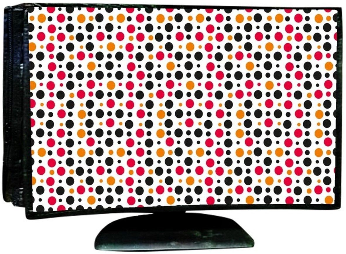 Acoma 22 In Computer Monitor Cover Printed Waterproof for 22 inch 18.5 In Computer Monitor Cover Printed Waterproof - Mntr-22-M-DOT_A-image-3