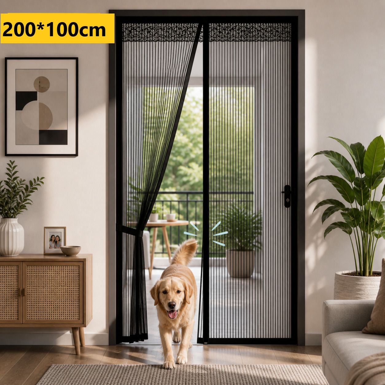 twolight mosquito net for doors with magnet Polyester Washable Adults Mosquito Net-picture-27