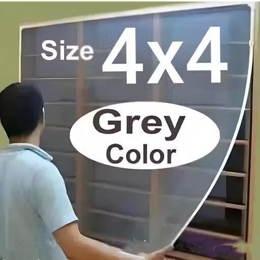4*4 Grey Window Mosquito Net Polyester Washable Infants Mosquito Net-image-33