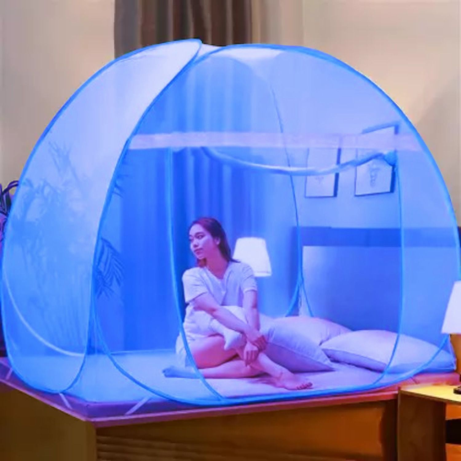 grants mosquito net 6x6 6.5x6.5 7x7 ft Cotton Washable Adults Mosquito Net-picture-27