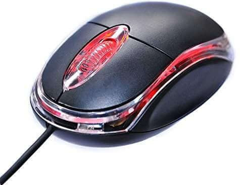 Figtop USB 2.0 Wired Optical Mouse for Laptop,Computer,PC Wired Ambidextrous Optical Gaming Mouse image 1