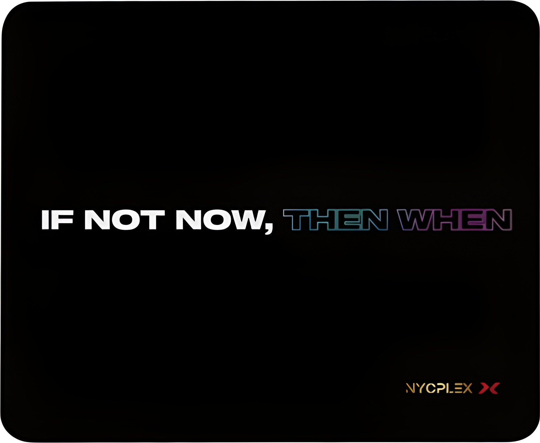 NYCPLEX X MOTIVATIONAL0 PREMIUM Mousepad with Anti-Slip Rubber Base & Smooth Mouse Control Mousepad image 1