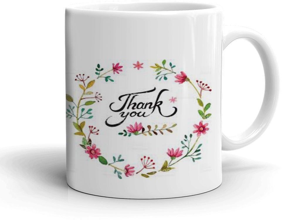 Thank You Theme(kg-pmug-2560P) Ceramic Coffee Mug-image-47