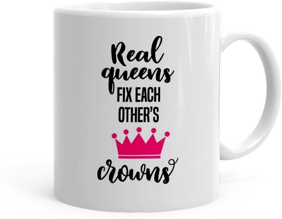 Real Queen Fix Each Others Crown Theme(kg-jan-08575P) Ceramic Coffee Mug-image-46