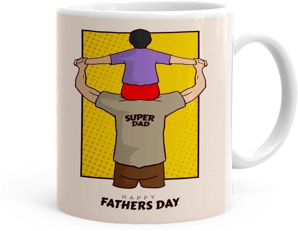 sawariya Super Dad Theme(ks-Dad-day-846P) Ceramic Coffee Mug-picture-12