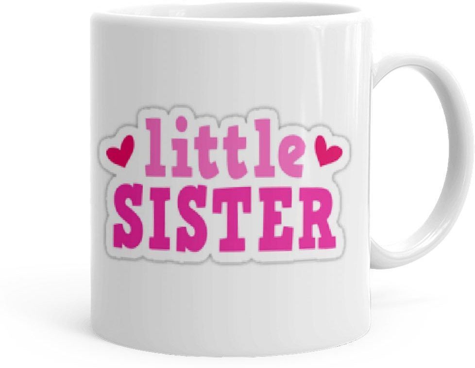 Little Sister Theme(kg-jan-10612P) Ceramic Coffee Mug-image-4