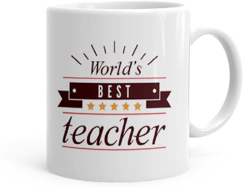 Worlds Best Teacher Theme(kg-jan-13327P) Ceramic Coffee Mug-image-7