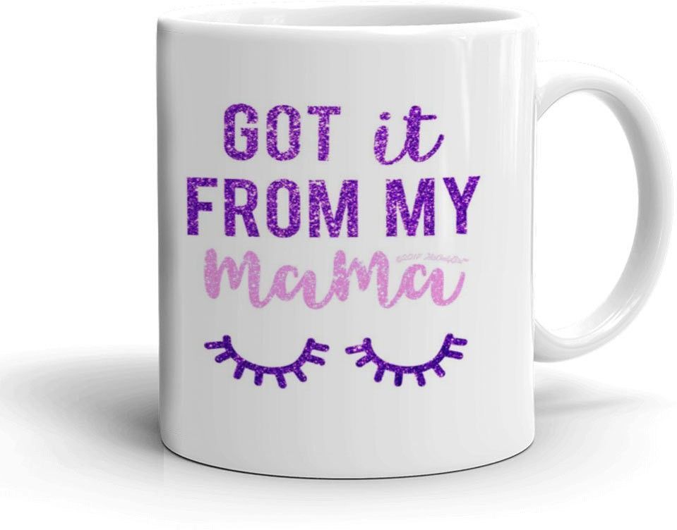 Got It From Mama Theme (Kg-momDay-2115P) Ceramic Coffee Mug-image-18