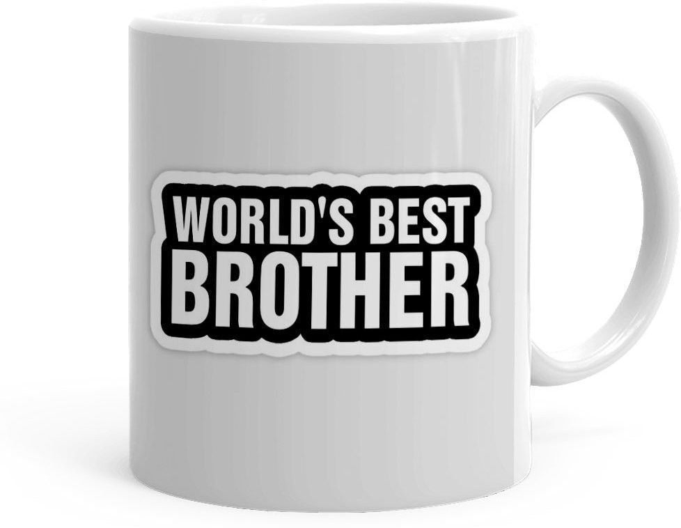 Worlds Best Brother Theme(kg-jan-09249P) Ceramic Coffee Mug-image-3