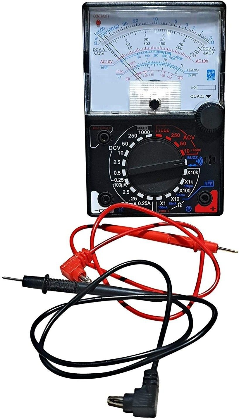 Analogue multimeter with buzzer and light for accurate and precise information Analog Multimeter-image-33