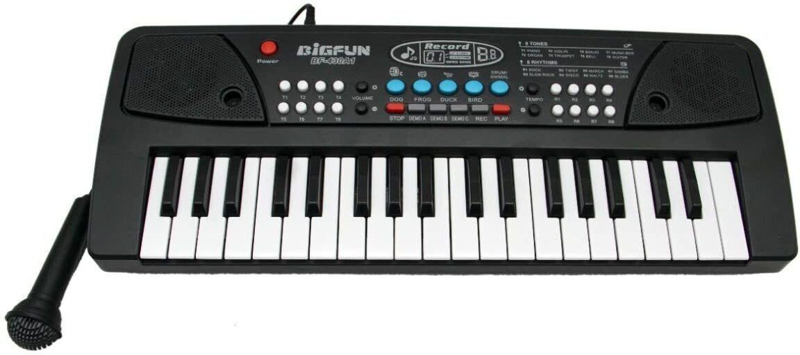 A430 Kids Piano Keyboard, Piano for Kids with Microphone Portable Electronic P29 37Key Piano Toy Keyboard for Kids with Mic Dc Power Option P29 Analog Portable Keyboard-image-2