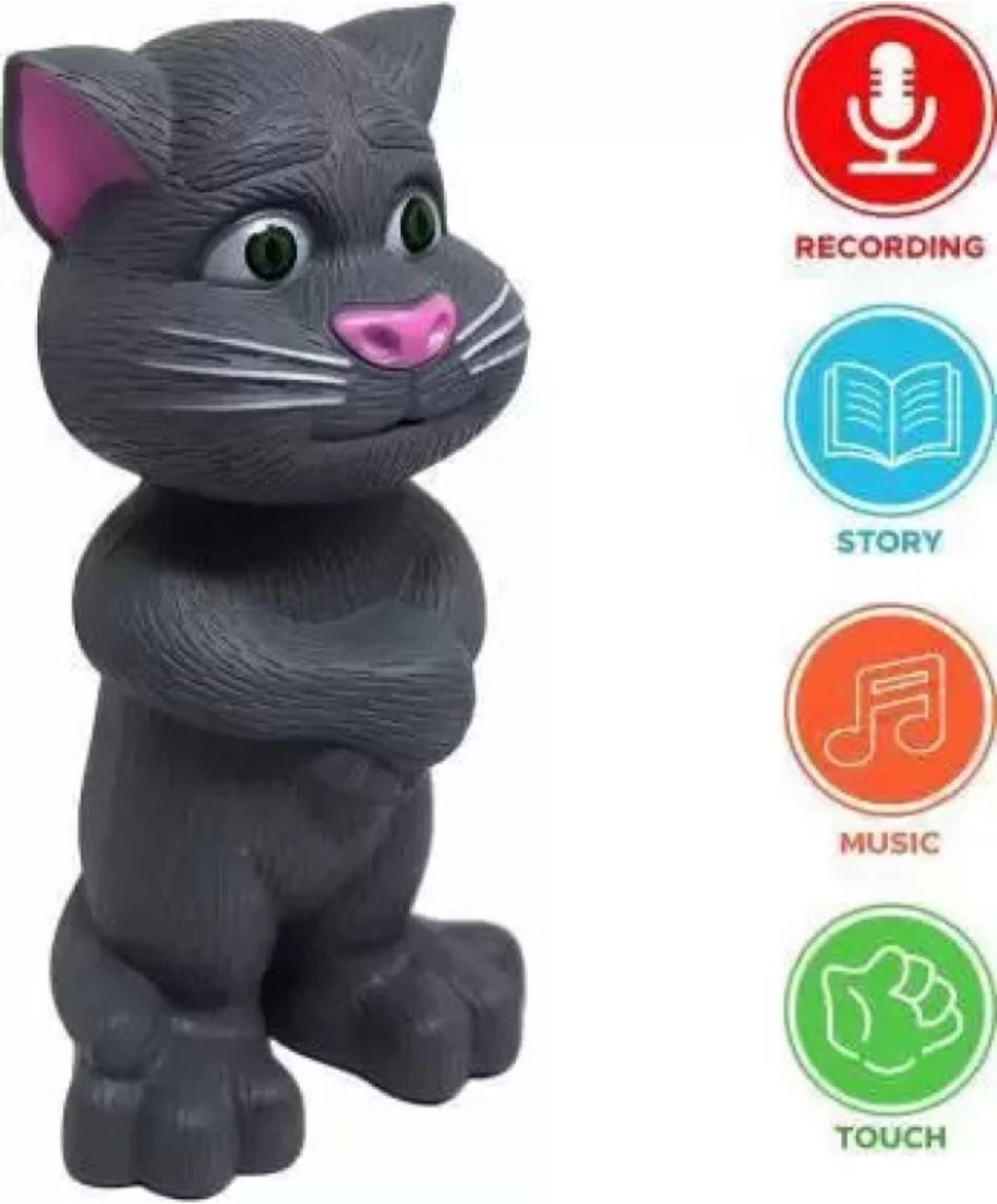 xcillince toys Talking Cat with Stories and Touch Functions, Musical Cat Doll Toy-TM-01-picture-10