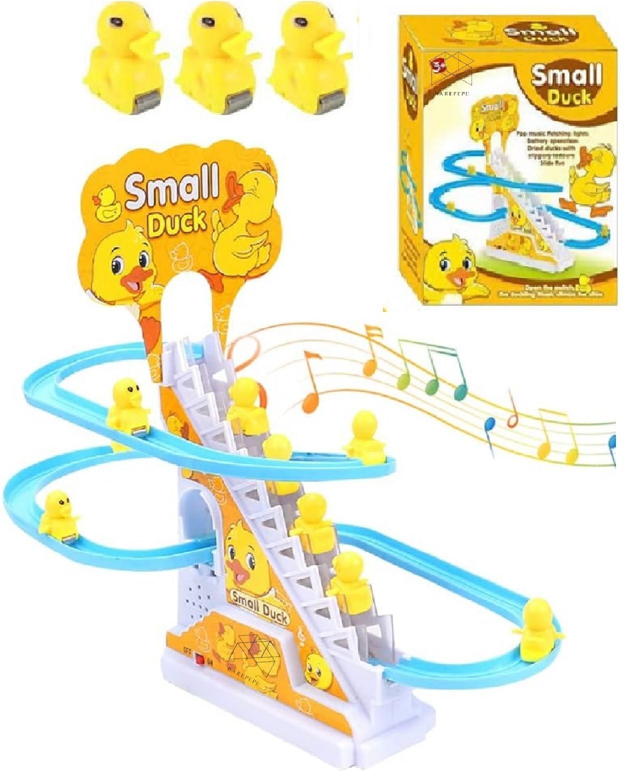 Musical Duck Stair Climbing Toy with Slide Track for Toddlers kids-image-30