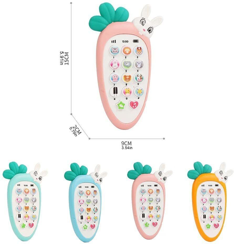 Rabbit Phone Mobile Phone Smart Phone Toy Small Phone Musical Toy multicolor