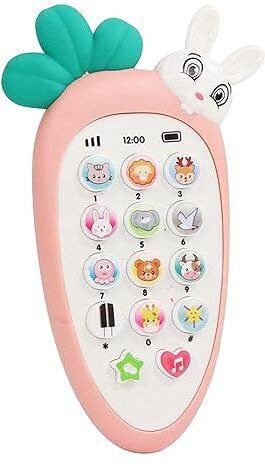 ardaki Kids Rabbit Phone, Musical Sound Toys with Music, Ringtones, Lights Best Gift-picture-20