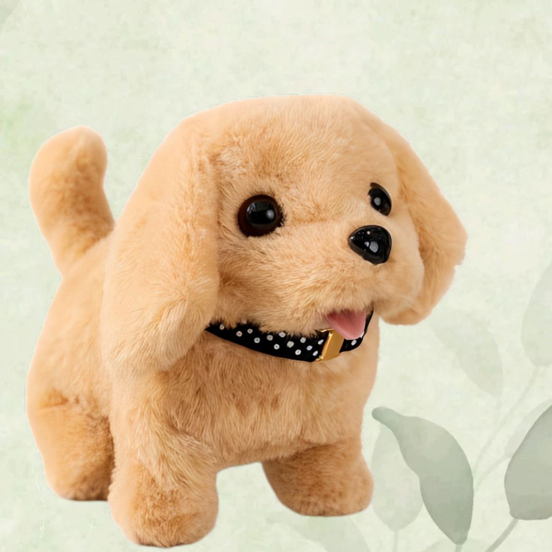 Cute Puppy Walking Plush Toy with Realistic Bark Sound and Musical Effects-image-11