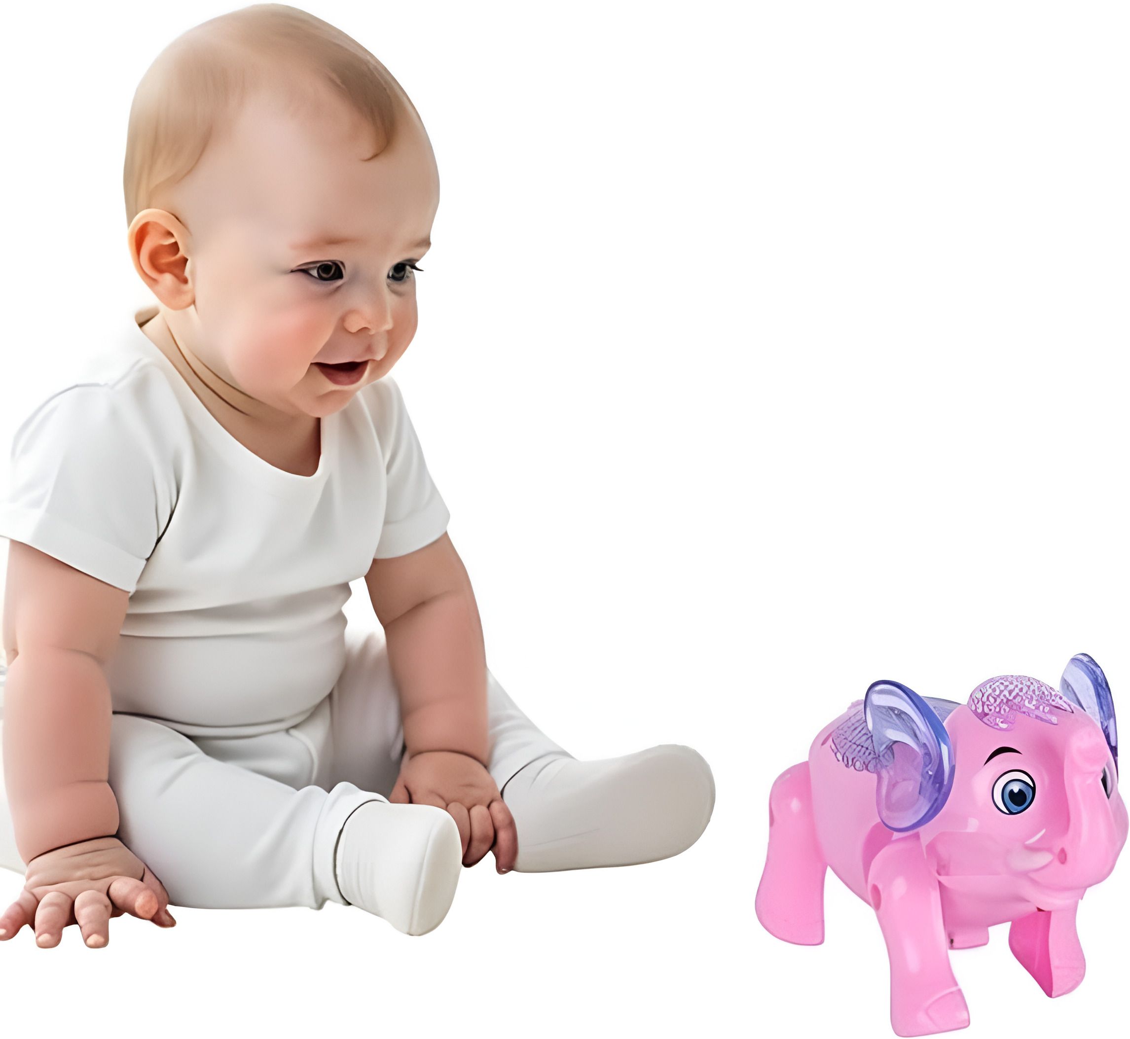 Walking Elephant Toy with Music and Colourful Lights for Baby (Random Color)-image-13