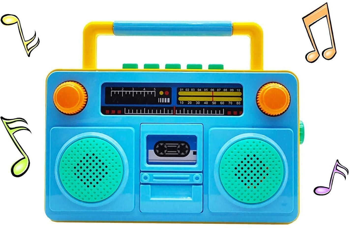 cubixie Toyz Musical Toy Radio Old Classical Tape Recorder with Light and Sound-picture-28