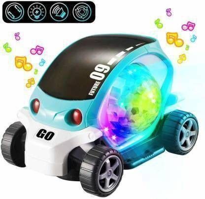 Future Musical CarRotate360° with Flashing &@FG604-image-32