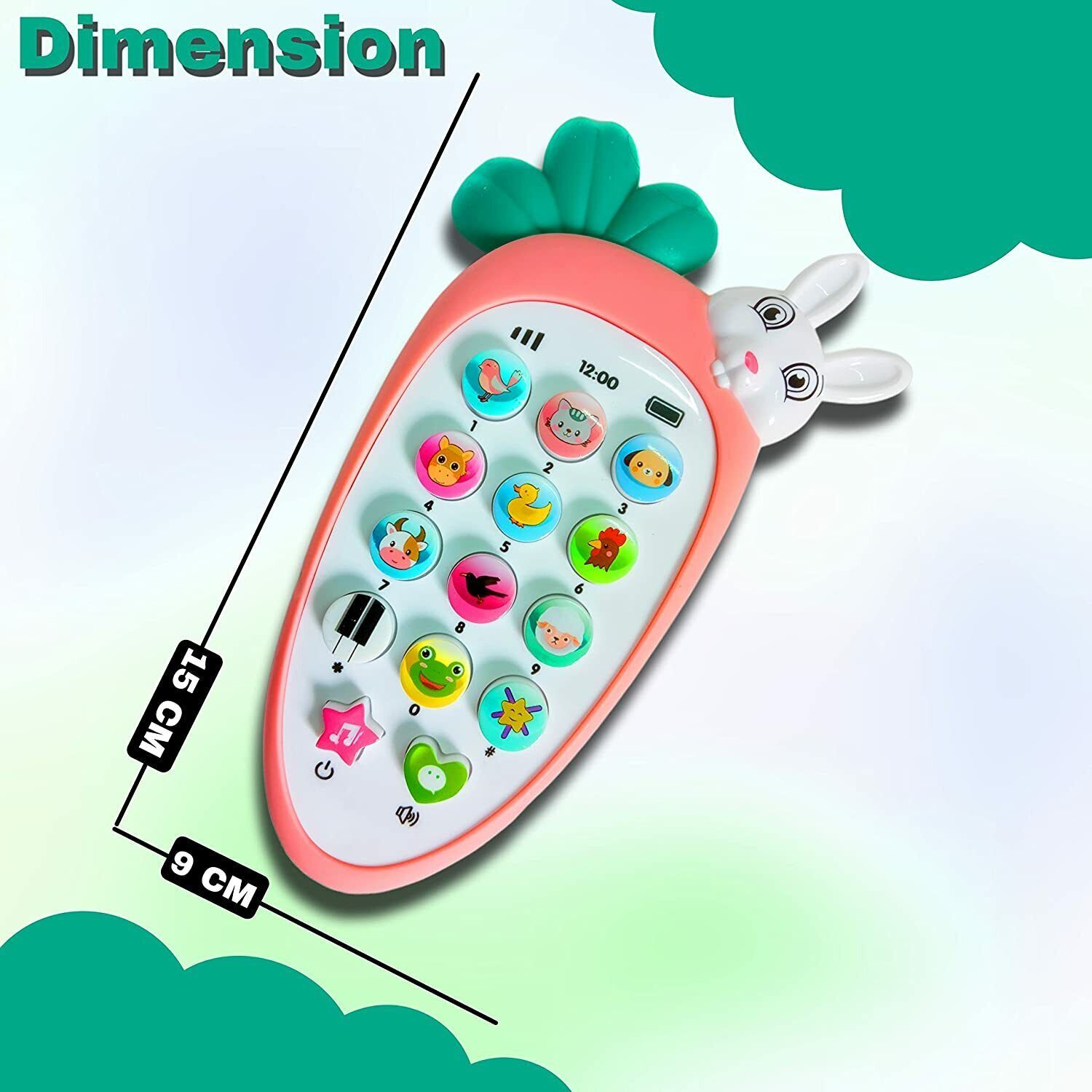bsvr Smart Kids Rabbit Phone, Musical Sound Toys, Best Gift For Kids_BS14-picture-37