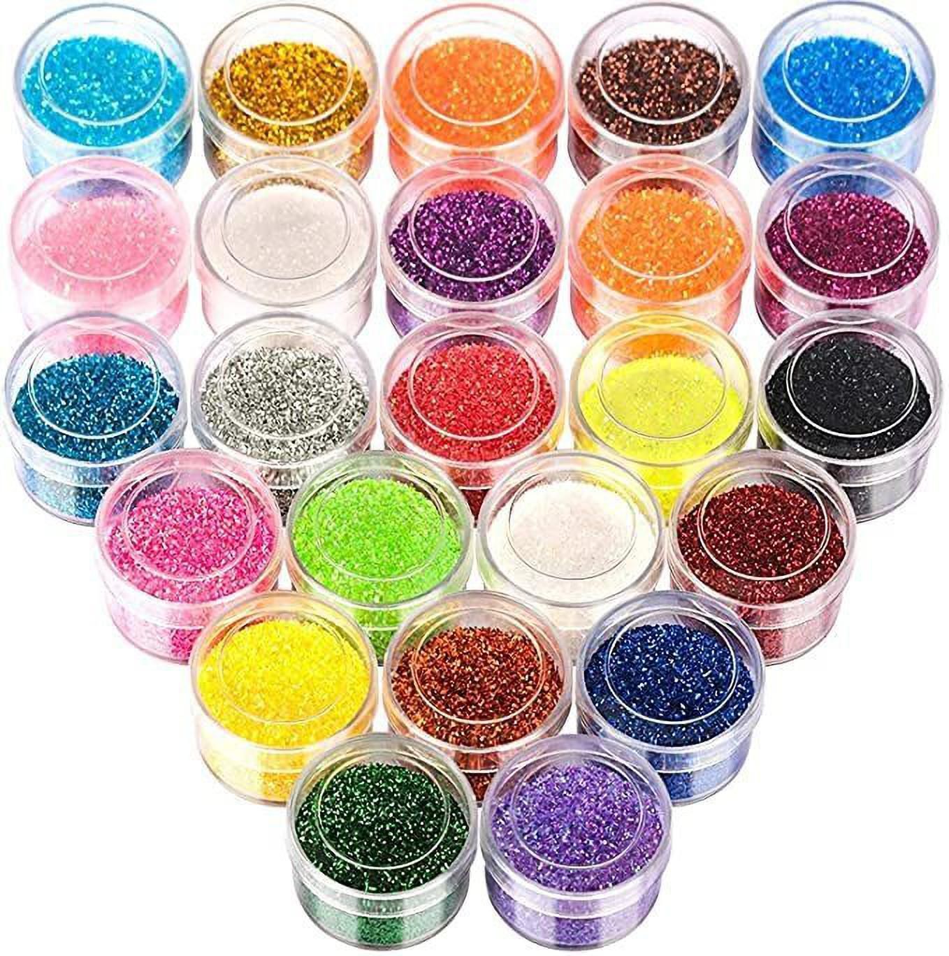 Fine Glitter for Nails, Resin, Art N Craft & Festive Supply Glitter (Pack of 12)-image-30