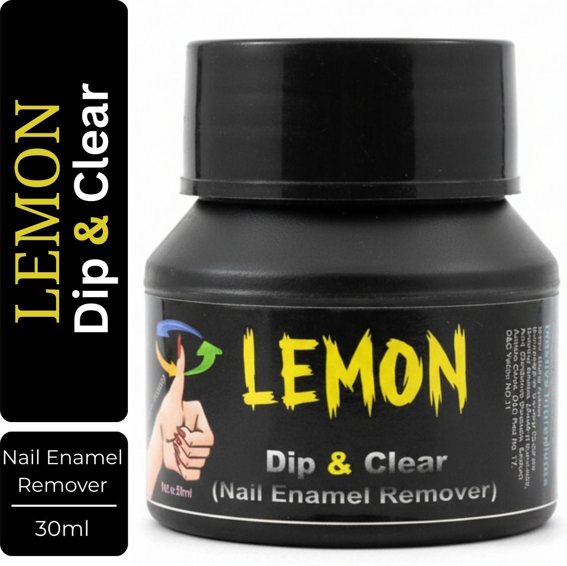 truom Nail Enamel Remover Dip & Clear Lemon Quick Nail Polish Remover for Women-picture-19