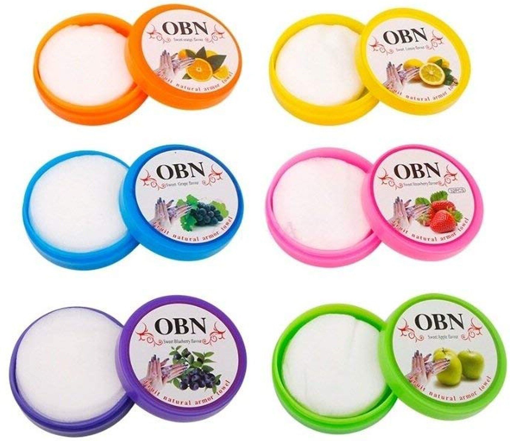 Nail Polish Remover Fruit Natural Armor Towel Tissue Wipes